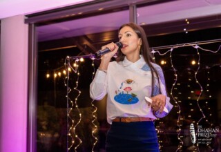 Keerat Kaur singing at the 2023 Dhahan Prize Ceremonies Keerat Kaur singing at the 2023 Dhahan Prize Ceremonies