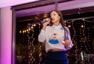 Keerat Kaur singing at the 2023 Dhahan Prize Ceremonies Keerat Kaur singing at the 2023 Dhahan Prize Ceremonies