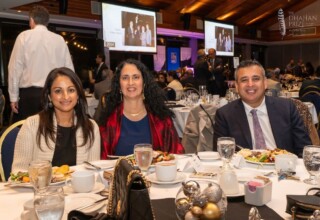 Teachers and staff from LA Matheson Secondary School at the 2024 Dhahan Prize ceremonies Teachers and staff from LA Matheson Secondary School at the 2024 Dhahan Prize ceremonies