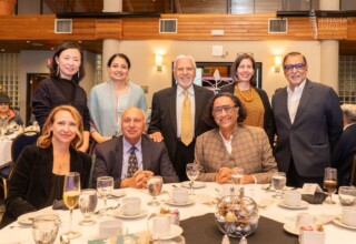 SFU attendees at the 2024 Dhahan Prize ceremonies SFU attendees at the 2024 Dhahan Prize ceremonies
