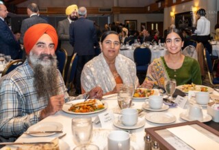 Youth Awardee and parents at the 2024 Dhahan Prize Ceremonies Youth Awardee and parents at the 2024 Dhahan Prize Ceremonies