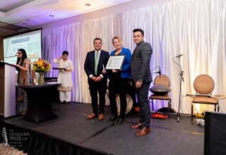 Summer O'Donnell's mother accepted the prize on her behalf.