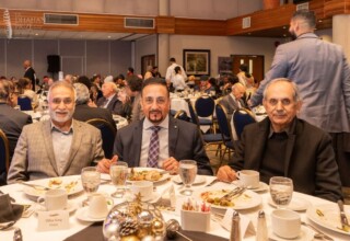 Guests during dinner at the 2024 Dhahan Prize ceremonies Guests during dinner at the 2024 Dhahan Prize ceremonies