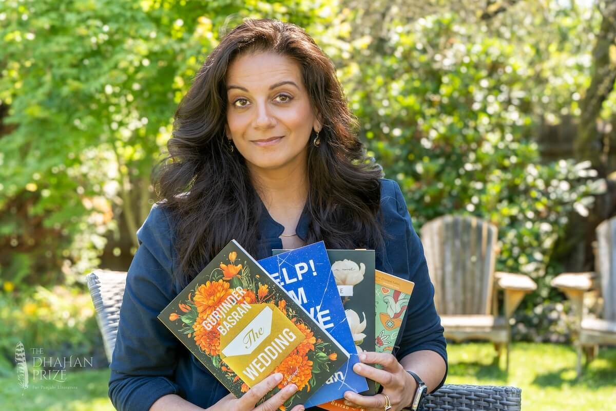 Gurjinder Basran - 2025 Dhahan Prize keynote and award-winning Canadian author portrait outdoors