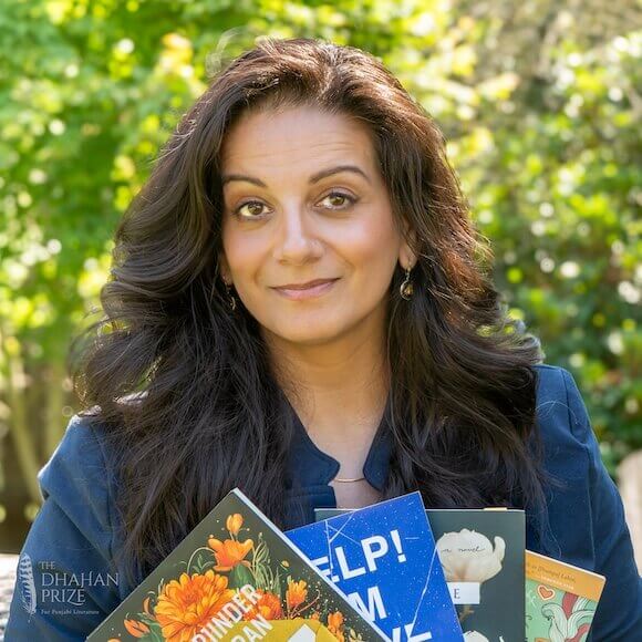 Gurjinder Basran - 2025 Dhahan Prize keynote and award-winning Canadian author portrait outdoors